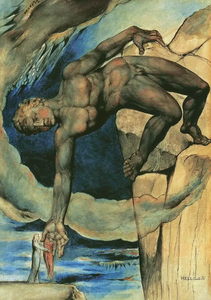 William Blake illustration for Divine Comedy