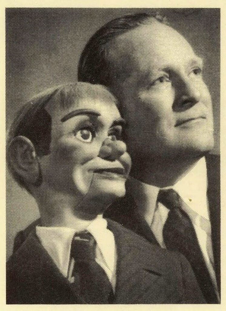 ventriloquist Edgar Bergen and his dummie