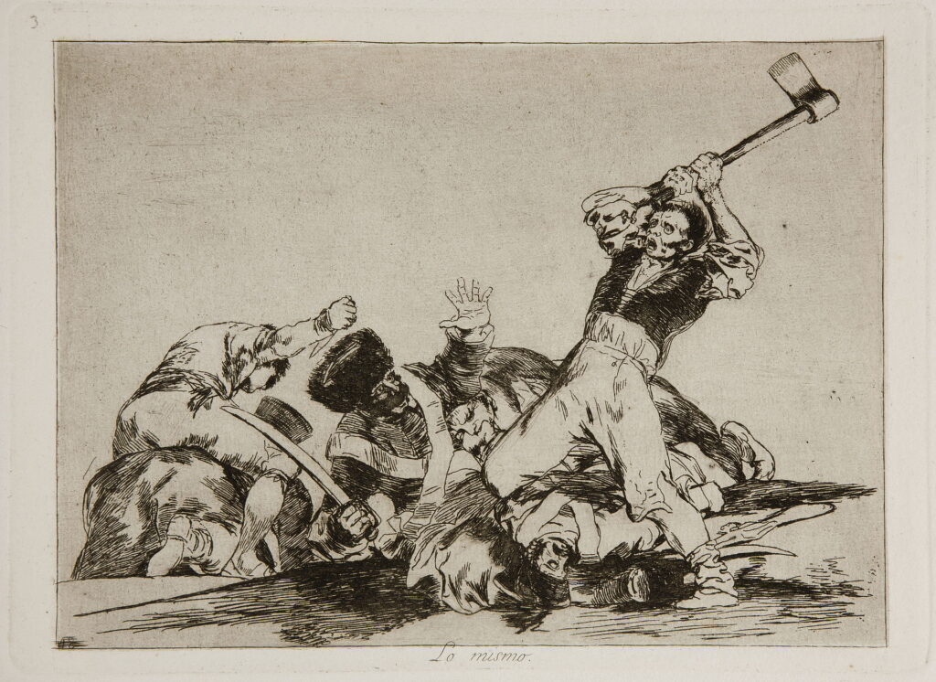 Goya: war print
