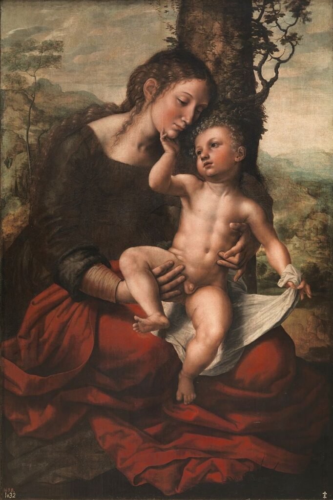 Jan van Hemessen. Madonna & child