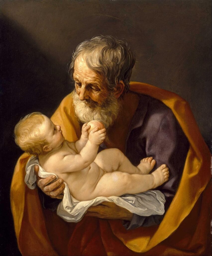 Guido Reni. St. Joseph and Christ Child