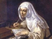 St. Catherine writing