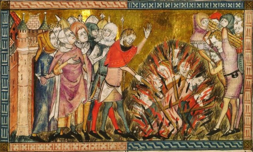 Burning Jews (14th C.)