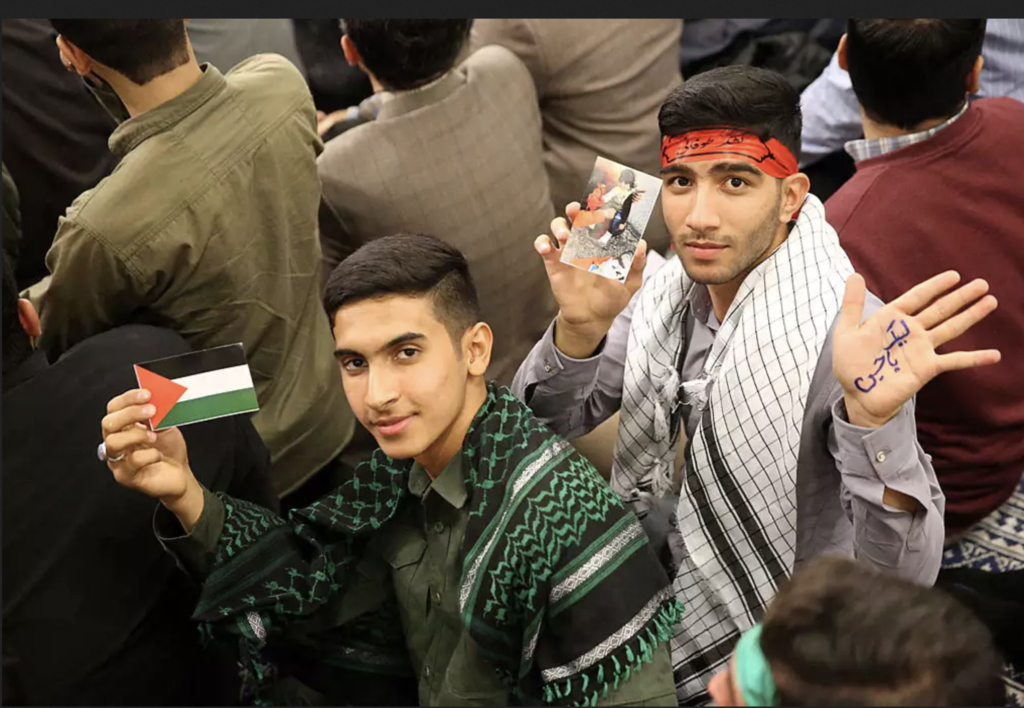Palestinian students in Tehran